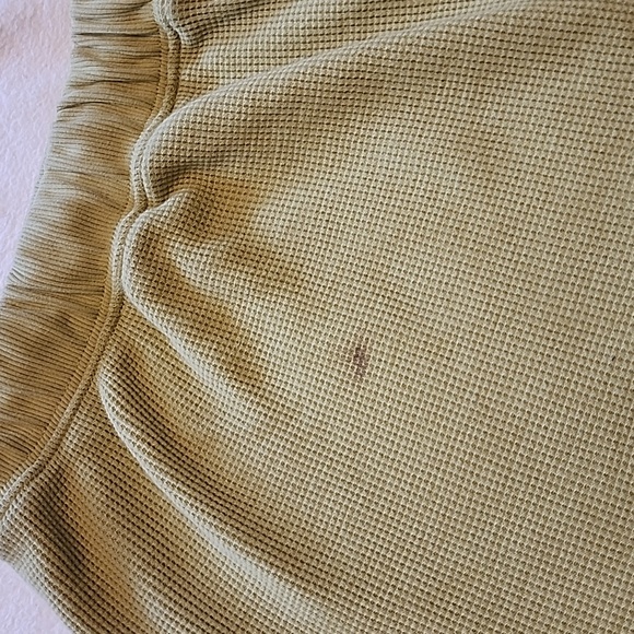 Joe Fresh - Waffle Pajama Sets X 3 - Longsleeve Crop Top With Shorts -L - Picture 10 of 10